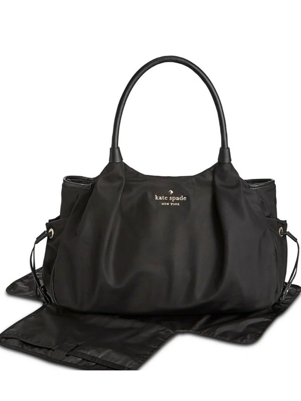 kate spade Black Nylon Toiletry Duffle Bag